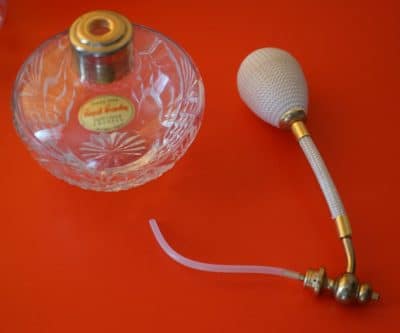 Royal Brierley Cut & Etched Hand Made Perfume Atomiser Caithness Atomisers Antique Glassware 7