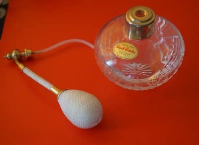 Royal Brierley Cut & Etched Hand Made Perfume Atomiser Caithness Atomisers Antique Glassware 8