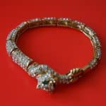 Vintage Gold Plated Jaguar Crystal Link Bracelet – Ideal Birthday Gift Boxed Vintage Dress Rings Antique Bracelets