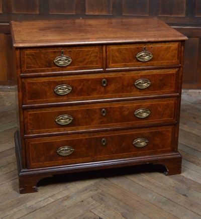 Georgian Walnut Chest Of Drawers SAI3124 Antique Draws 22