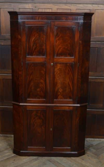 Georgian Mahogany Country House Corner Cabinet SAI3125 - Image 2