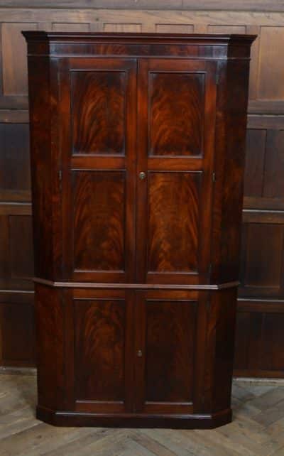 Georgian Mahogany Country House Corner Cabinet SAI3125 Antique Cabinets 4