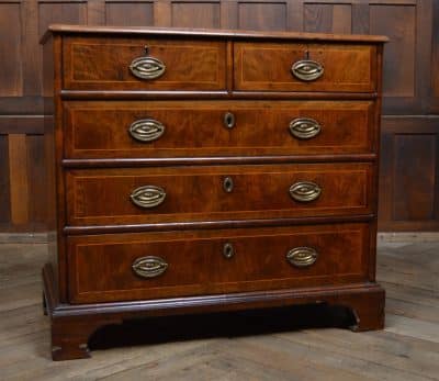 Georgian Walnut Chest Of Drawers SAI3124 Antique Draws 21