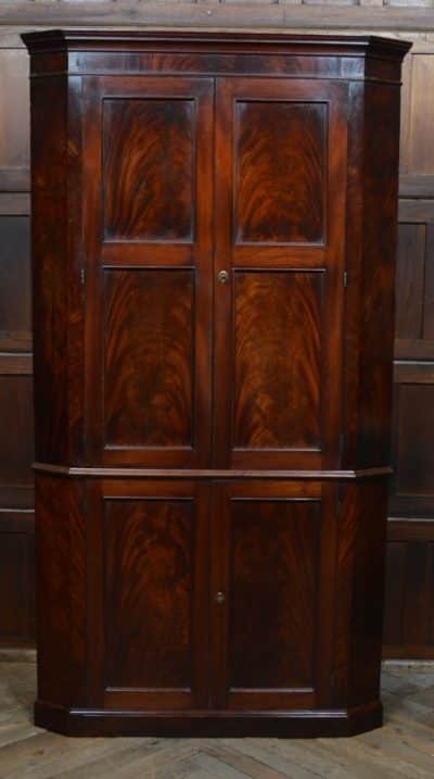 Georgian Mahogany Country House Corner Cabinet SAI3125 Antique Cabinets 5