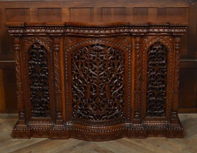 Victorian Padouk Carved Sideboard SAI3129 - Image 4