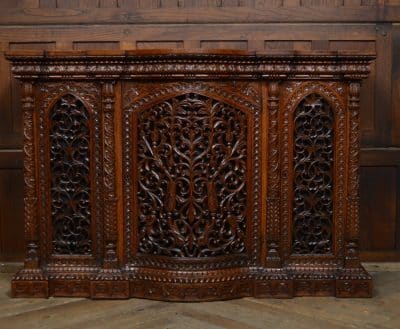 Victorian Padouk Carved Sideboard SAI3129 - Image 5