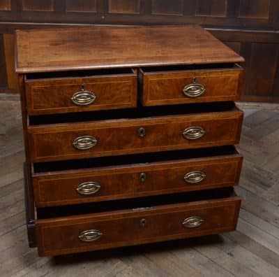 Georgian Walnut Chest Of Drawers SAI3124 - Image 16