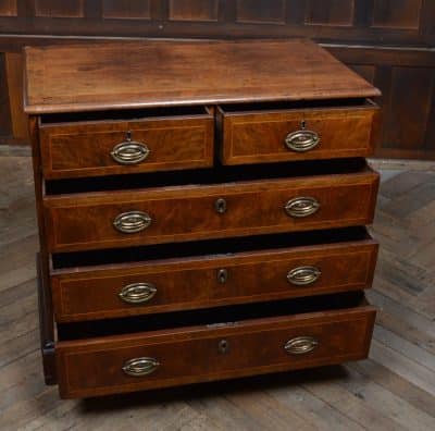 Georgian Walnut Chest Of Drawers SAI3124 Antique Draws 18