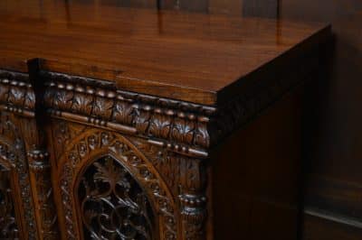Victorian Padouk Carved Sideboard SAI3129 - Image 6