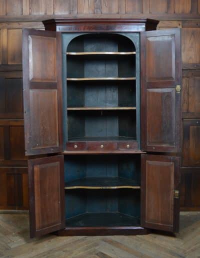 Georgian Mahogany Country House Corner Cabinet SAI3125 Antique Cabinets 19