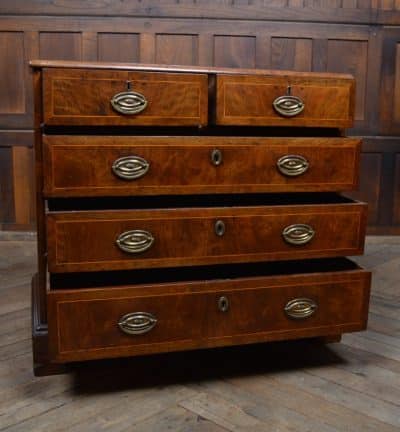 Georgian Walnut Chest Of Drawers SAI3124 Antique Draws 17