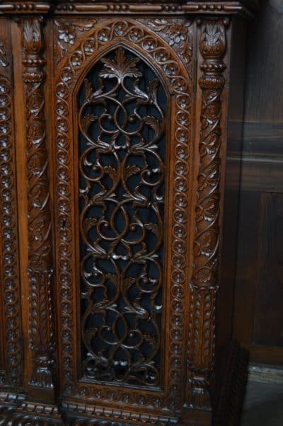 Victorian Padouk Carved Sideboard SAI3129 - Image 7