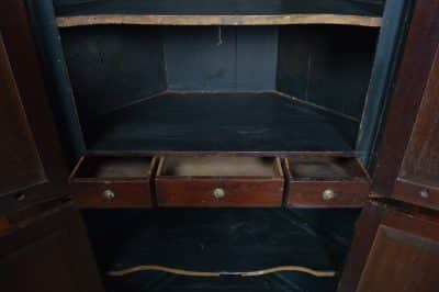 Georgian Mahogany Country House Corner Cabinet SAI3125 - Image 16