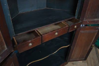 Georgian Mahogany Country House Corner Cabinet SAI3125 - Image 15