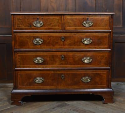 Georgian Walnut Chest Of Drawers SAI3124 Antique Draws 13