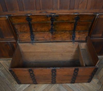 Oak Storage / Blanket Box SAI3194 Antique Boxes 12