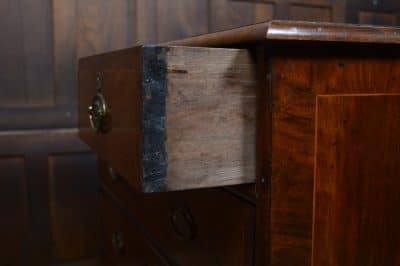 Georgian Walnut Chest Of Drawers SAI3124 - Image 4