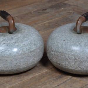 Pair Of Granite Curling Stones SAI3180 Miscellaneous