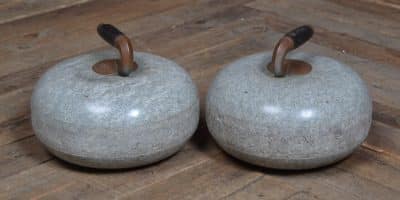 Pair Of Granite Curling Stones SAI3180 Miscellaneous 3
