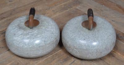 Pair Of Granite Curling Stones SAI3180 Miscellaneous 9