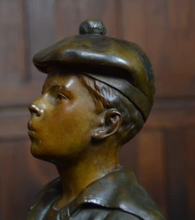 V Szczeblewski Bronze Whistling Boy SAI3114 - Image 3