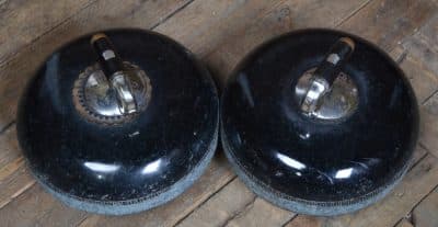 Pair Of Black Curling Stones SAI3189 - Image 10