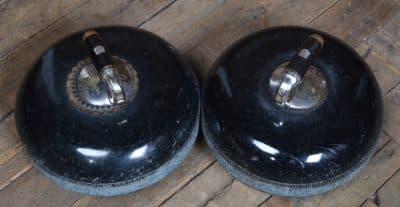 Pair Of Black Curling Stones SAI3189 Sporting 12