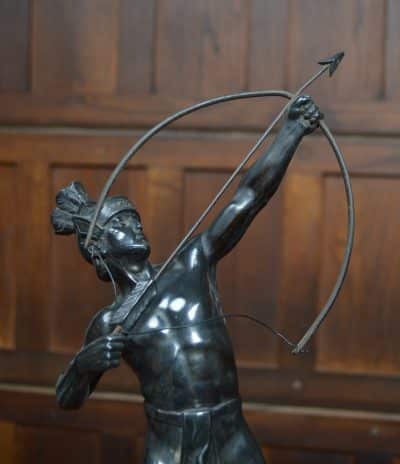 Pair Of Spelter Roman Figures SAI3118 - Image 7