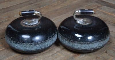 Pair Of Black Curling Stones SAI3189 - Image 9