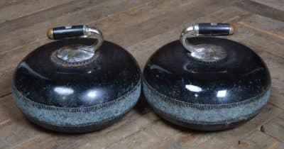 Pair Of Black Curling Stones SAI3189 Sporting 11