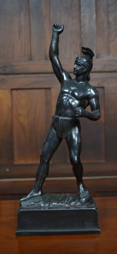 Pair Of Spelter Roman Figures SAI3118 - Image 5