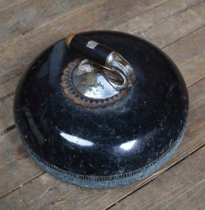 Pair Of Black Curling Stones SAI3189 Sporting 7