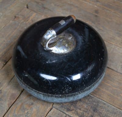 Pair Of Black Curling Stones SAI3189 Sporting 6