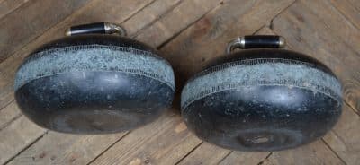 Pair Of Black Curling Stones SAI3189 Sporting 4