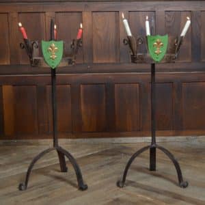 Pair Of Iron Candle Stands SAI3159 Miscellaneous