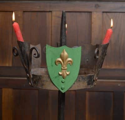 Pair Of Iron Candle Stands SAI3159 - Image 14
