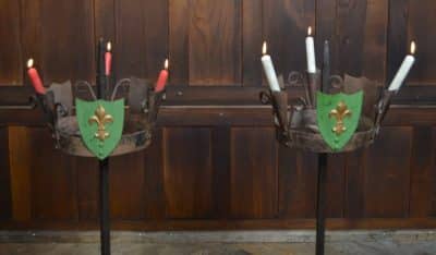 Pair Of Iron Candle Stands SAI3159 - Image 10
