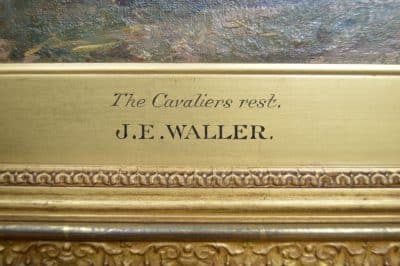 J. E. Waller, The Cavaliers Rest Oil Painting SAI3154 - Image 12