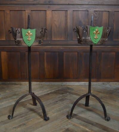 Pair Of Iron Candle Stands SAI3159 Miscellaneous 8