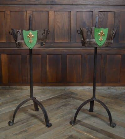 Pair Of Iron Candle Stands SAI3159 - Image 6