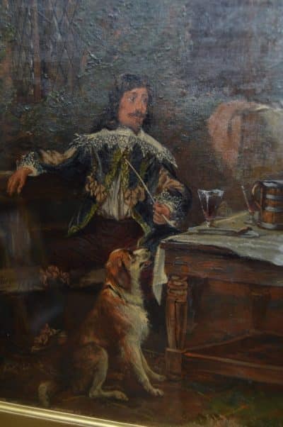 J. E. Waller, The Cavaliers Rest Oil Painting SAI3154 - Image 9