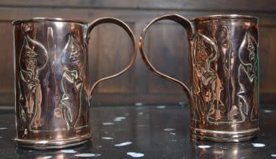Pair Of Arts And Crafts Tankards SAI3145 Miscellaneous 6