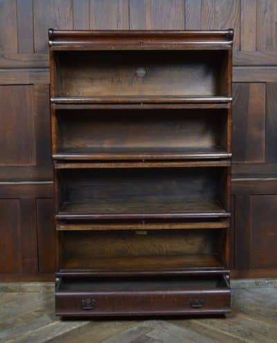 Globe Wernicke 4 Sectional Oak Bookcase SAI3208 globe wernicke Antique Bookcases 14
