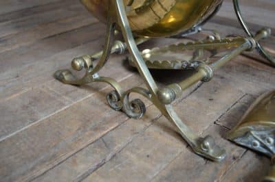 Edwardian Swing Brass Coal Bucket SAI3146 Miscellaneous 18