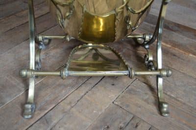 Edwardian Swing Brass Coal Bucket SAI3146 Miscellaneous 17