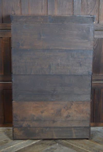 Globe Wernicke 4 Sectional Oak Bookcase SAI3208 - Image 9