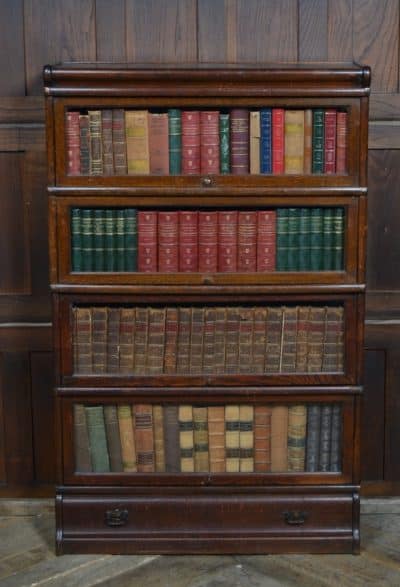 Globe Wernicke 4 Sectional Oak Bookcase SAI3208