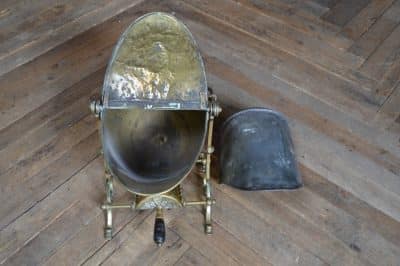 Edwardian Swing Brass Coal Bucket SAI3146 Miscellaneous 11