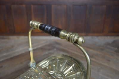 Edwardian Swing Brass Coal Bucket SAI3146 - Image 4