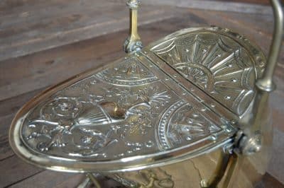 Edwardian Swing Brass Coal Bucket SAI3146 Miscellaneous 4